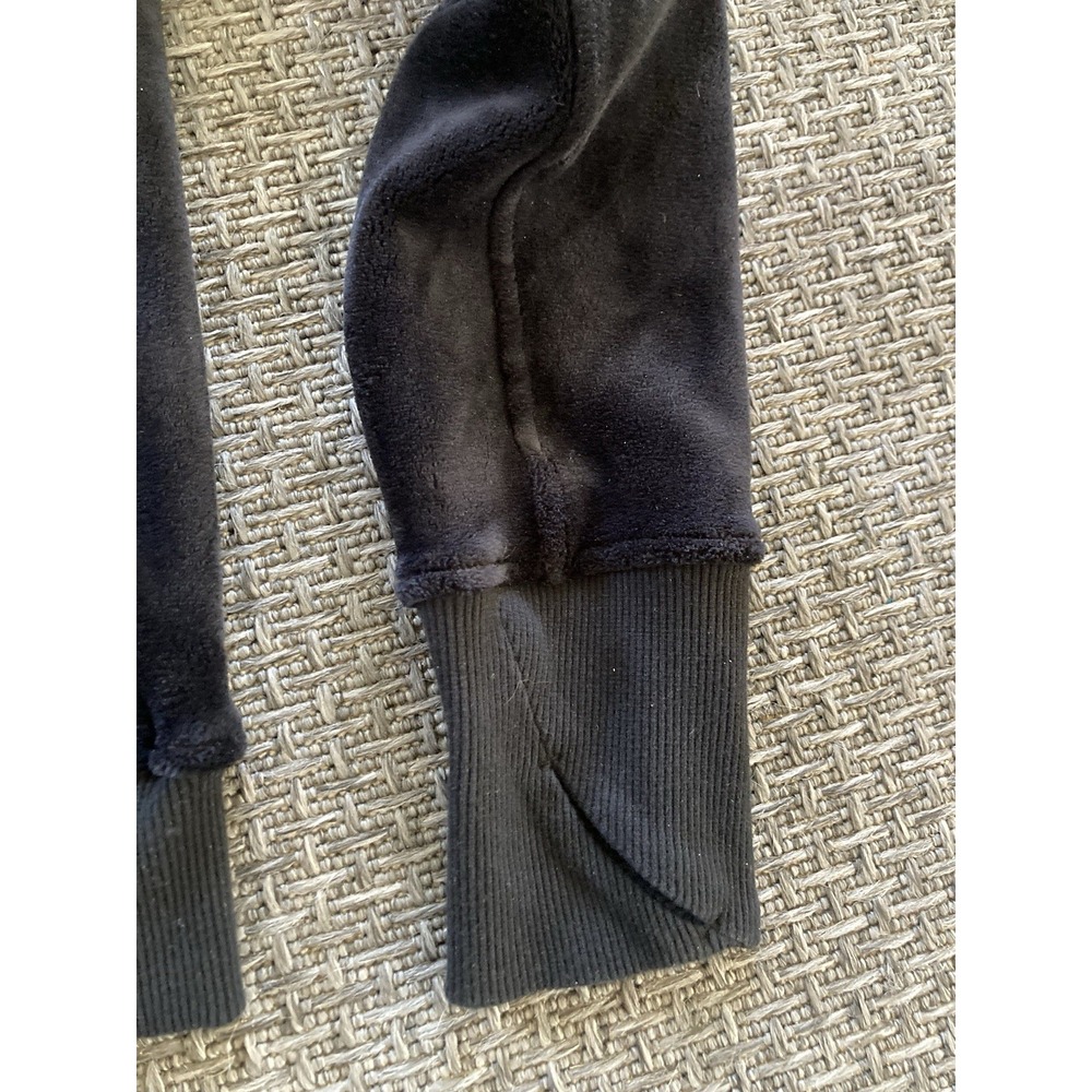 Athleta Triumph Hoodie Black Womans Size Small Zipper Pocket Cozy - Picture 2 of 11